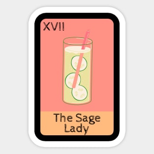 Cocktail Tarot Sticker